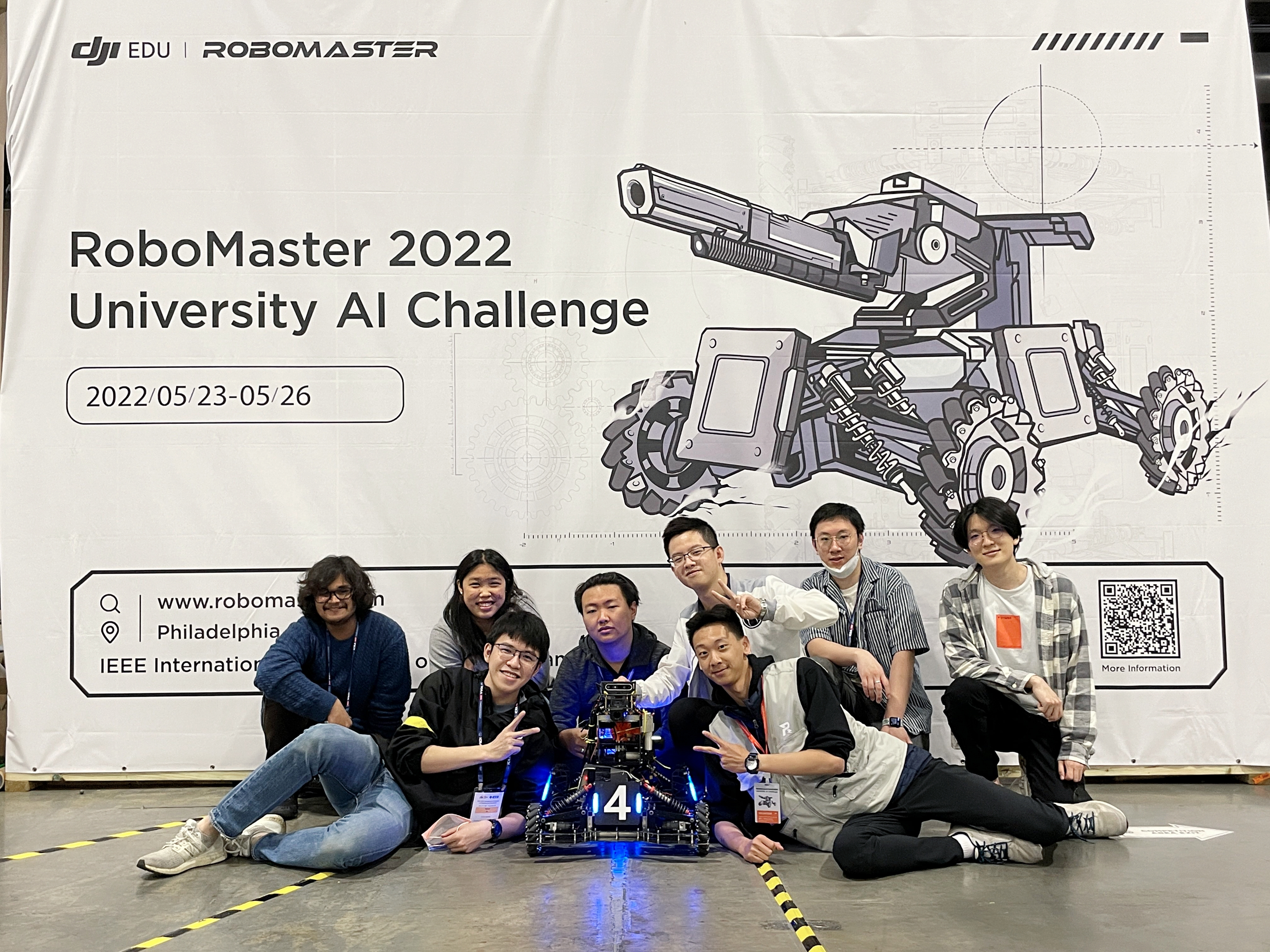 Robot demonstration at ICRA 2022.