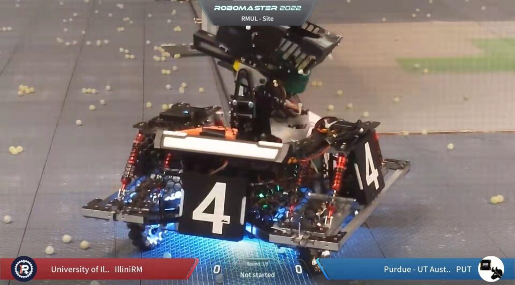 RoboMaster match overview from RMUL 2022.