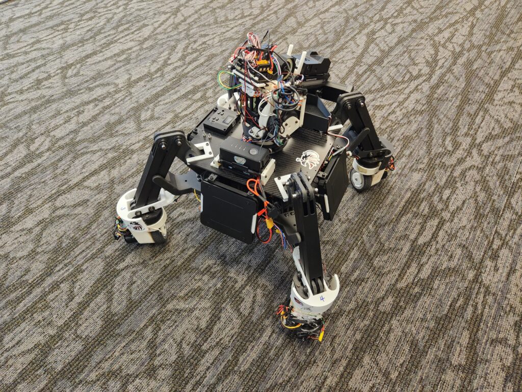 McMaster RoboMaster robot at the competition.
